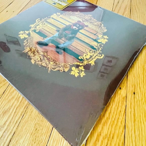 Rare original Def Jam Recordings Kanye West College Dropout 2 LP sealed - Picture 3 of 4